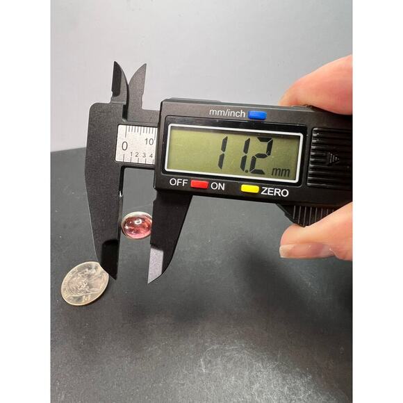 NEW Pink Tourmaline rubellite sterling silver pendant 1.90 grams - Picture 6 of 10